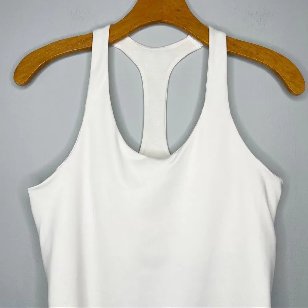 NWOT Nike Tank Top I-Beam White Women’s Size Large Slim Fit - Picture 5 of 11